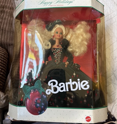 1991 happy holidays barbie - happy,