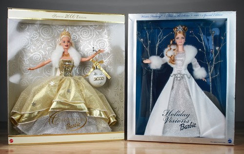 Vtg nrfb festive barbie bundle - nrfb,